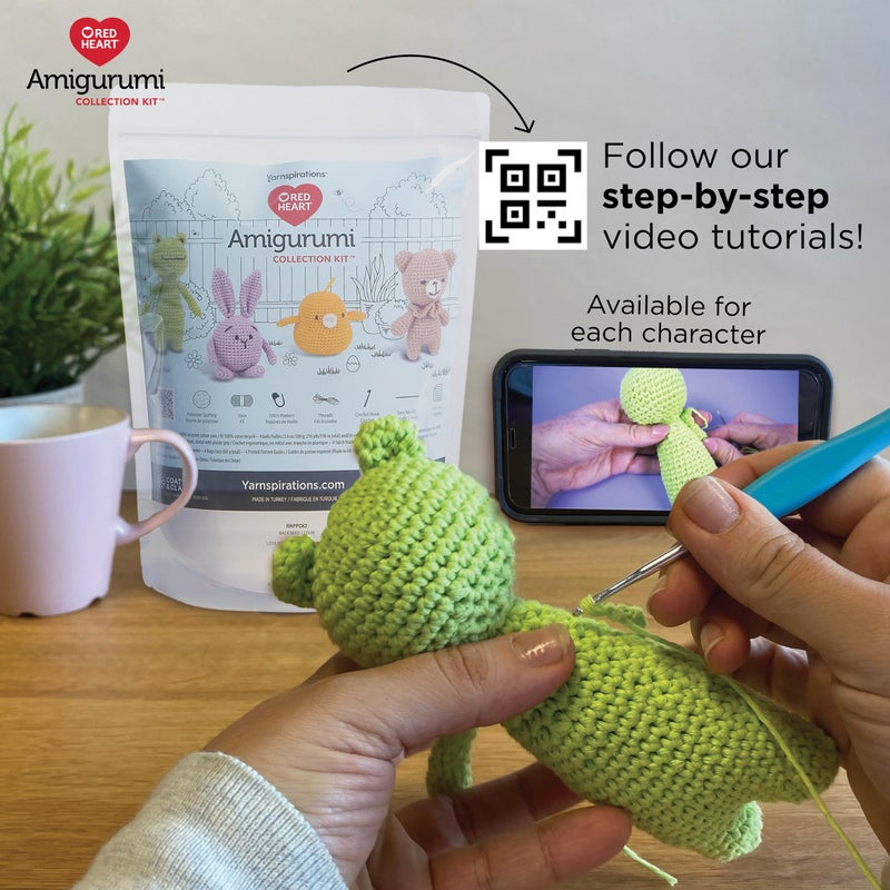 Red Heart Amigurumi Backyard Kit - Image 3